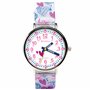Kiddus Montre Bracelet Éducative pour Enfants. Analogique avec Exercices. Mécanisme en Quartz Japonais. English Version. Hearts