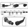 BarcelonaLED Guirlande LED lumineuse 10 mètres imperméable IP65 pour intérieur et extérieur avec 10 ampoules LED blanc chaud pou