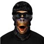 ShopINess Cagoule avec Impression 3D Unisexe pour Adultes pour l'hiver - Monkey