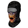 ShopINess Cagoule avec Impression 3D Unisexe pour Adultes pour l'hiver - Monkey