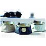 marine business Cendrier inox et cuire beige