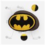 UNIVERSO DC SD Toys Paillasson d'entrée Ovale Batman en Fibre de Coco et Vinyle antidérapant Jaune et Noir 60 x 40 cm