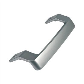 Poignée de porte argentée 260 mm pour Beko 4900061200