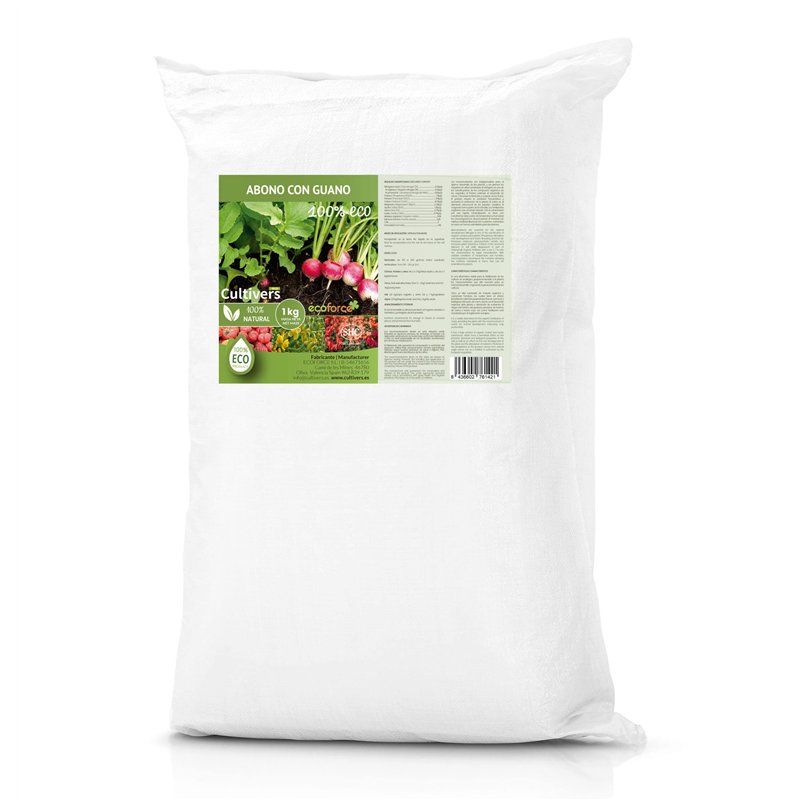 CULTIVERS Engrais écologique Guano 25 kg.