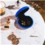 DOIY - Boîte à bijoux pour femme - Organisateur de bijoux - Design en forme de coquillage - Élégant et pratique - Revêtement en 