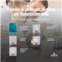 Boston Tech Balance de Cuisine Électronique de Haute Précision 5000g/1g avec Écran LCD Rétroéclairé, 6 Unités et Fonction Tare A