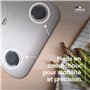 Boston Tech Balance de Cuisine Électronique de Haute Précision 5000g/1g avec Écran LCD Rétroéclairé, 6 Unités et Fonction Tare A
