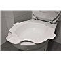 PEPE Mobility - Bidet Portable pour WC, Toilette Intime, Amovible pour Bain de Siège, Bassin Hémorroïdes, Portatifs pour Toilett