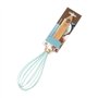 Masterchef Junior - Fouet de Cuisine - Bois et Silicone Bleu - Nettoyage Facile et Empêche les Ingrédients de Coller - Batteur M