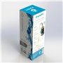 dropson - Carafe avec filtre - Modèle CrystalDrink - Pichet à eau en verre 1L avec couvercle bleu + filtre à eau pour robinet, b