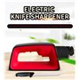 Aiguiseur couteaux electriques professionnel meule japonaise tete rotative valable pour couteau ciseaux Tournevis affuteur coute