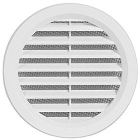 Grille d'aération ronde en plastique