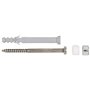 fischer - Fixation pour WC S 8 RD 80 / Blister de 2