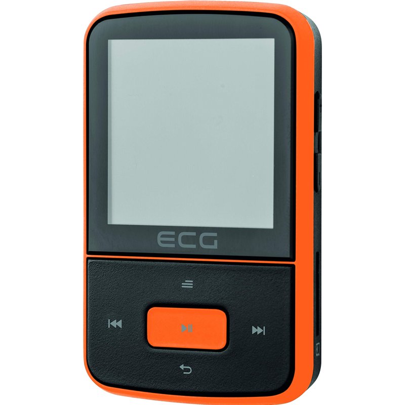 Image secondaire de ECG PMP 30 8GB Black & Orange Lecteur MP3/MP4 - Mémoire 8 Go - 30 présélection pour émetteur FM - MP3 de la Carte Micro SD - Dic