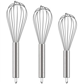 Ouddy Fouets de cuisine en acier inoxydable