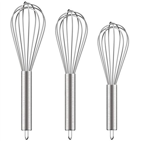 Ouddy Fouets de cuisine en acier inoxydable