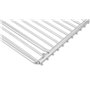 Grille de barbecue en inox européene, réglable en largeur, de 40-55x30cm, Grille Extensible
