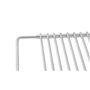Deos-grill Grille de Barbecue en INOX européene, réglable en Largeur, de 45-55x37cm, Grille Extensible