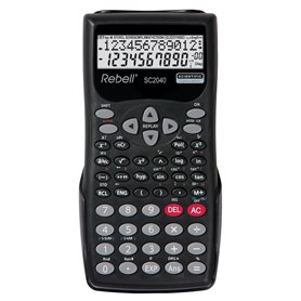 Calculatrice scientifique rebell rebell sC2040 calculatrice scientifique 240 fonctions mathématiques et 2–grand écran noir