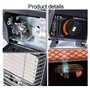 Aocet Chauffage à Gaz en Céramique, Chauffage de Camping Tente Extérieur Portable, Chauffe-Compact Gaz Mobile pour Camping Pêche