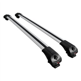 apline Compatible avec Dacia Duster 2 (HM) 2018-2024 ACE-1 Barres de Toit Railing Porte-Bagages de Voiture Gris Aluminium 2 Barr
