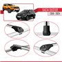 apline Compatible avec Dacia Duster 2 (HM) 2018-2024 ACE-1 Barres de Toit Railing Porte-Bagages de Voiture Gris Aluminium 2 Barr
