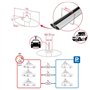 apline Compatible avec Dacia Duster 2 (HM) 2018-2024 ACE-1 Barres de Toit Railing Porte-Bagages de Voiture Gris Aluminium 2 Barr