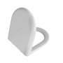 VitrA Integra Nuvoplast Abattant WC universel avec fermeture lente et retrait facile Blanc