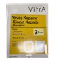 VitrA Integra Nuvoplast Abattant WC universel avec fermeture lente et retrait facile Blanc