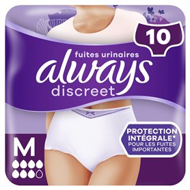 Culottes Pour Fuites Urinaires Always Discreet Femmes Plus