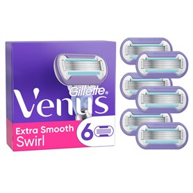 Gillette Venus Lot De 6 Recharges De Rasoir Pour Femmes Extra Smooth Swirl
