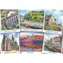 Jumbo, Falcon de Luxe – Puzzles de l'Écosse pour Adultes 1000 pièces
