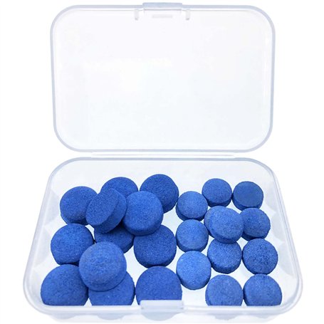 RIVIEVAL Punta de Taco de billar (Azul) Lot de 24 Pointes à Visser