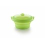 Lékué - Cuit Vapeur - Pliable - Vert - Silicone Platine 3400500