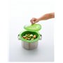 Lékué - Cuit Vapeur - Pliable - Vert - Silicone Platine 3400500