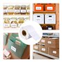 1000 Étiquettes Autocollantes Cuisine Bureau Adhésives Confiture de Cuisine Blanche 6x3cm