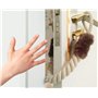 Rmeet Arrêts de Portes Corde,3 PCS Cordon de Serrage de Porte Cale Porte Corde Porte-bébé Sécurité Pincée Garde Protecteurs pour