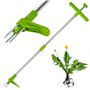 GEEZY Désherbeur de Mauvaises Herbes en Acier - Outil de Jardinage à Main