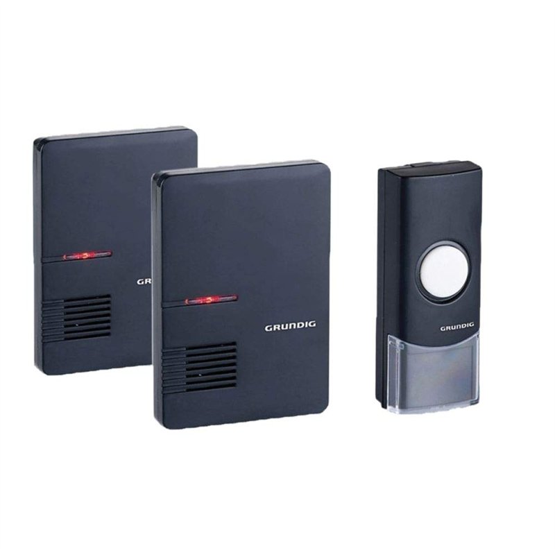 Cloche de porte sans fil avec 2 récepteurs Grundig QH de 831 a