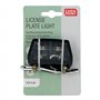Carpoint 0413907 Eclairage de Plaque d'Immatriculation 72 mm, Noir