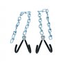 Dresco Crochet de vélo sur chaîne | Crochet de vélo pour accrocher des vélos au Plafond | Suspension de vélo 5250703, Noir