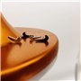 4 paires Boucles d'oreilles pour Femmes, Clous d'oreille pour Hommes et Femmes, Boucles d'oreilles Crochet, Boucles d'oreilles C
