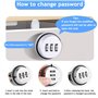 Serrures à combinaison par mot de passe à 3 chiffres Tingz,30mm en alliage de zinc Cam Cabinet Code Lock pour tiroir de sécurité