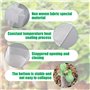 Mein HERZ 500 Pcs Sacs à Plantes Non Tissé Biodégradables - Tissu Pour Semis et Croissance d'Élevage - Tomates, Fleurs et Plus -
