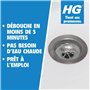 HG Déboucheur de Canalisations, Détruit Efficacement et Rapidement les Bouchons, Déboucheur Liquide pour Canalisations Obstruées