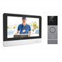 Interphone vidéo WiFi Byron DIC-23312 Blanc Filaire - Écran Tactile 7" - 6 Badges RFID Inclus
