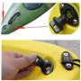haihaz,Lot de 4 Plastique Kayak Bouchon de vidange,Bouchons de vidange Portables pour Kayak,Bouchons de vidange universels en Pl