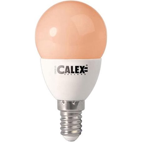 Calex Ampoule LED ronde 3W 240V Culot E14 P45 - 200 lumens - Effet flamme