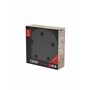 Calex Rosace de plafond en métal à 5 trous - Diamètre : 100 mm - Noir nacré mat