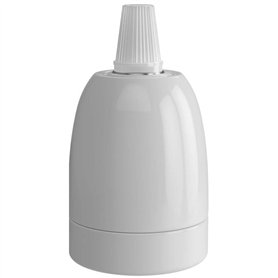 Calex E27 Support de lampe en céramique Blanc 60 W 250 V 47 mm